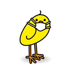Yellow Chick_Mask_Turn