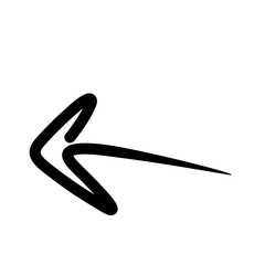 direction arrow icon. Raster illustration