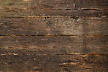 Dark wooden dusty old boards texture