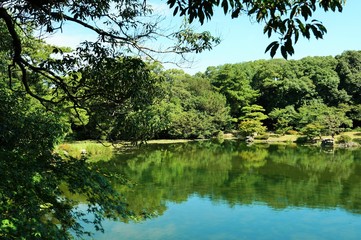 Fototapeta na wymiar 栗林公園（香川県高松市）