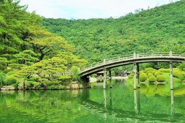 Fototapeta premium 栗林公園（香川県高松市）