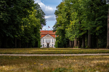 Palace in park
