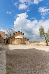 Far view on the church of the First Martyr St. Stephen