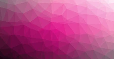 Fototapeta premium Low Polygonal Computation Art background illustration