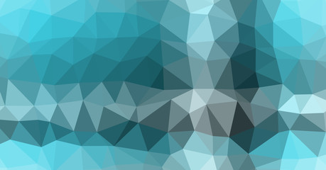 Fototapeta premium Low Polygonal Computation Art background illustration