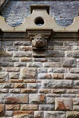 Clyne Chapel carved head