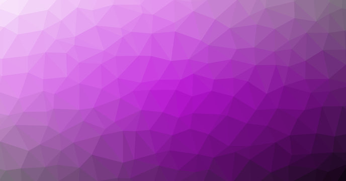 Low Polygonal Computation Art background illustration