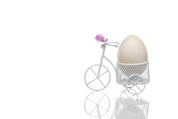 Fototapeta na wymiar Easter. Easter eggs on a white background. insulation. easter decoration
