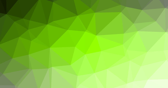 Low Polygonal Computation Art background illustration