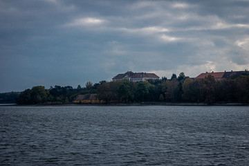 Lake of Tata, Hungary in autumn