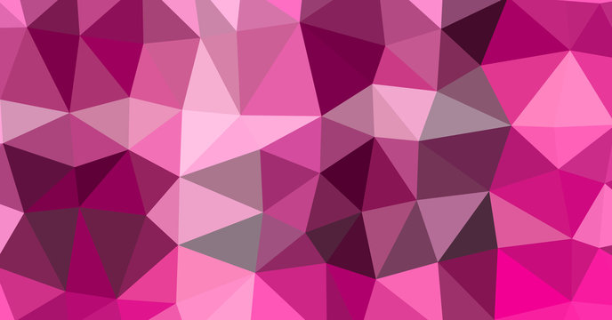 Low Polygonal Computation Art background illustration