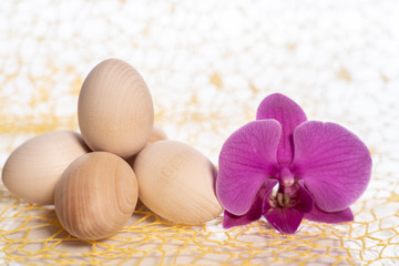 Easter. Easter eggs on a white background. insulation. easter decoration