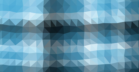 Low Polygonal Computation Art background illustration