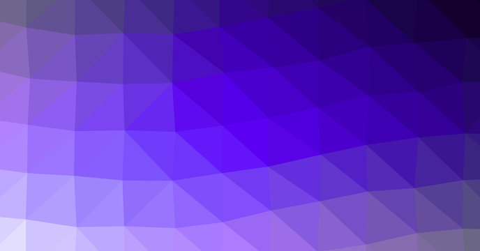 Low Polygonal Computation Art background illustration