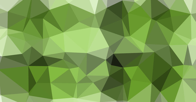 Low Polygonal Computation Art background illustration