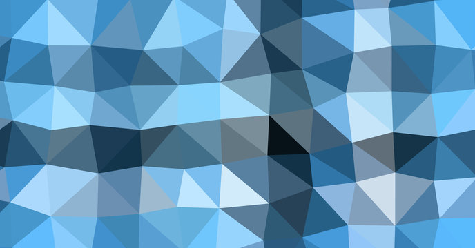 Low Polygonal Computation Art background illustration