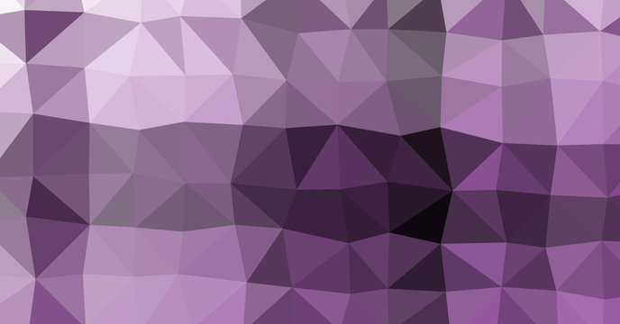 Low Polygonal Computation Art background illustration