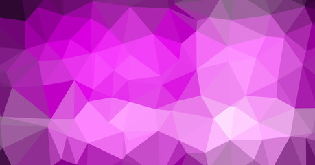 Fototapeta premium Low Polygonal Computation Art background illustration