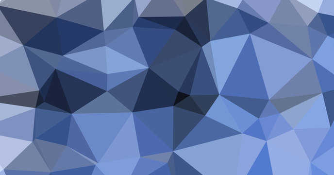 Low Polygonal Computation Art background illustration