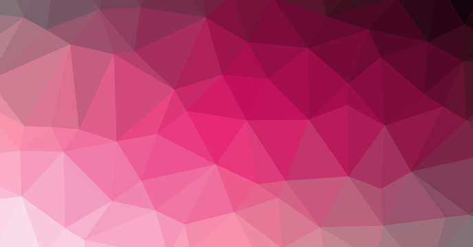 Low Polygonal Computation Art background illustration