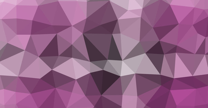 Low Polygonal Computation Art background illustration
