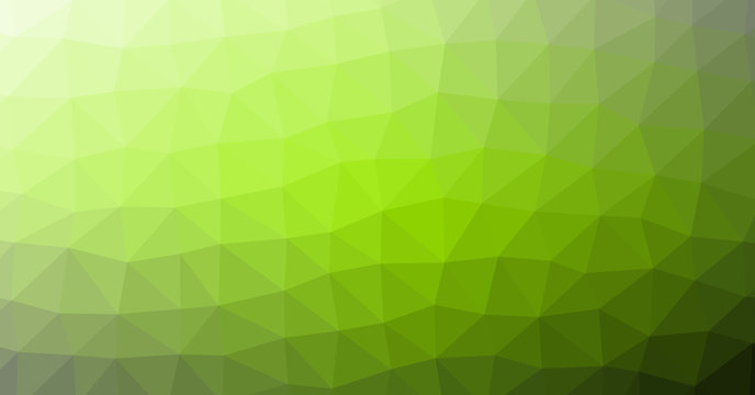 Low Polygonal Computation Art background illustration