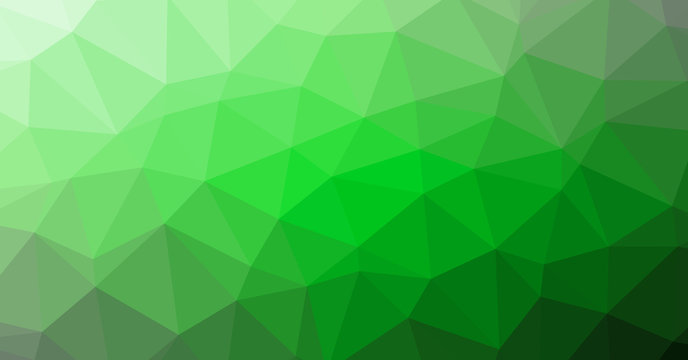 Low Polygonal Computation Art background illustration