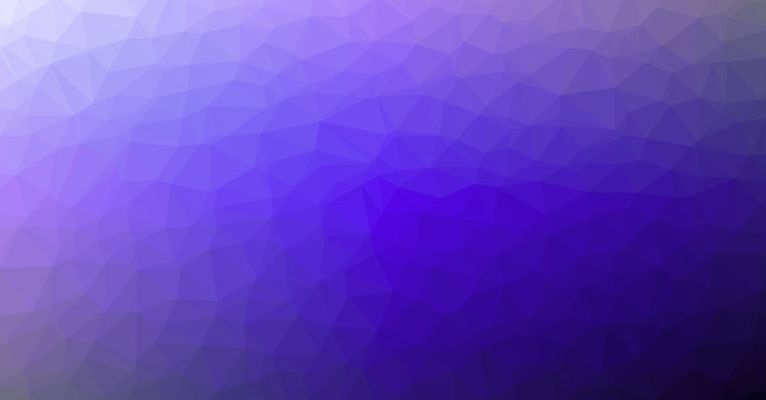 Low Polygonal Computation Art background illustration