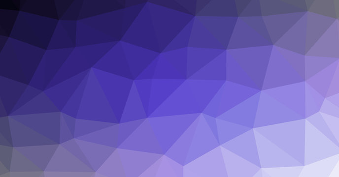 Low Polygonal Computation Art background illustration