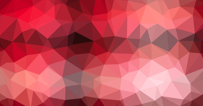 Low Polygonal Computation Art background illustration