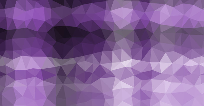 Low Polygonal Computation Art background illustration