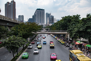 Bangkok highway traffic