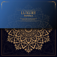 Luxury mandala arabesque ornamental background