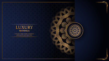 Luxury mandala arabesque ornamental background