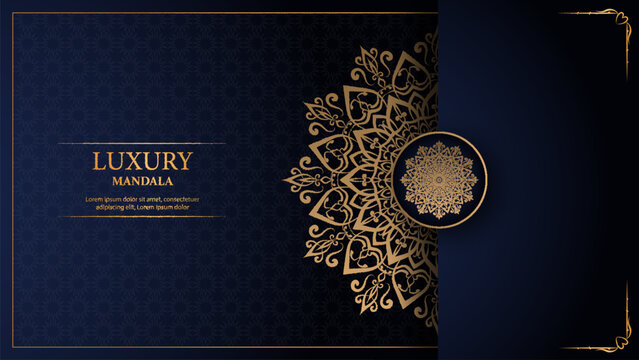 Luxury mandala arabesque ornamental background