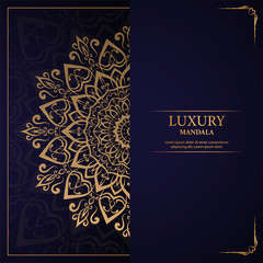Luxury mandala arabesque ornamental background
