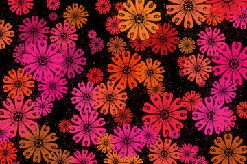 Colorful flower background texture. Perfect wallpaper for artwork
