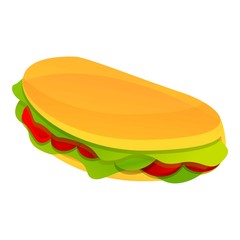 Mexican food icon. Cartoon of mexican food vector icon for web design isolated on white background