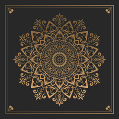 Luxury mandala arabesque ornamental background