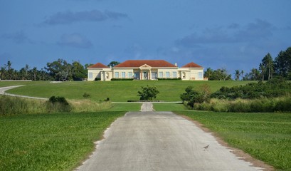 Fototapeta na wymiar Kingdom of Tonga – The Kings residence at Tongatapu