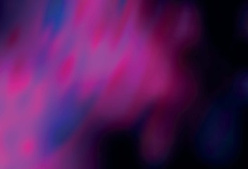 Dark Pink vector blurred shine abstract template.