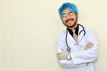 portrait of a young doctor