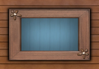 Wooden frame 