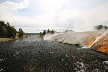 Fire hole river, Yellowstone National Park