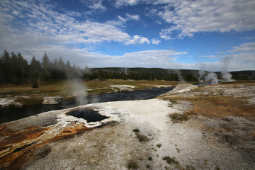 Fire hole river, Yellowstone National Park