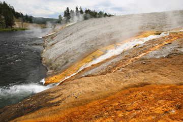 Fire hole river, Yellowstone National Park