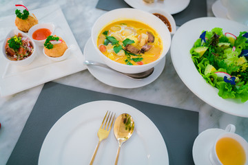 Thai food on the table