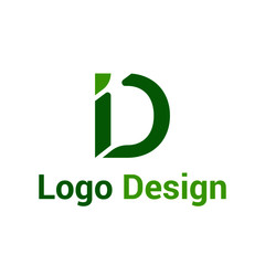 *Business letter logo  Set, Initial letter ID logo vector. ID initial logo design company name