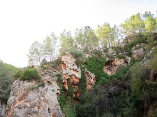 view of the mountains and lake Montanejos