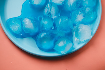 ice for drinks. bar alcohol